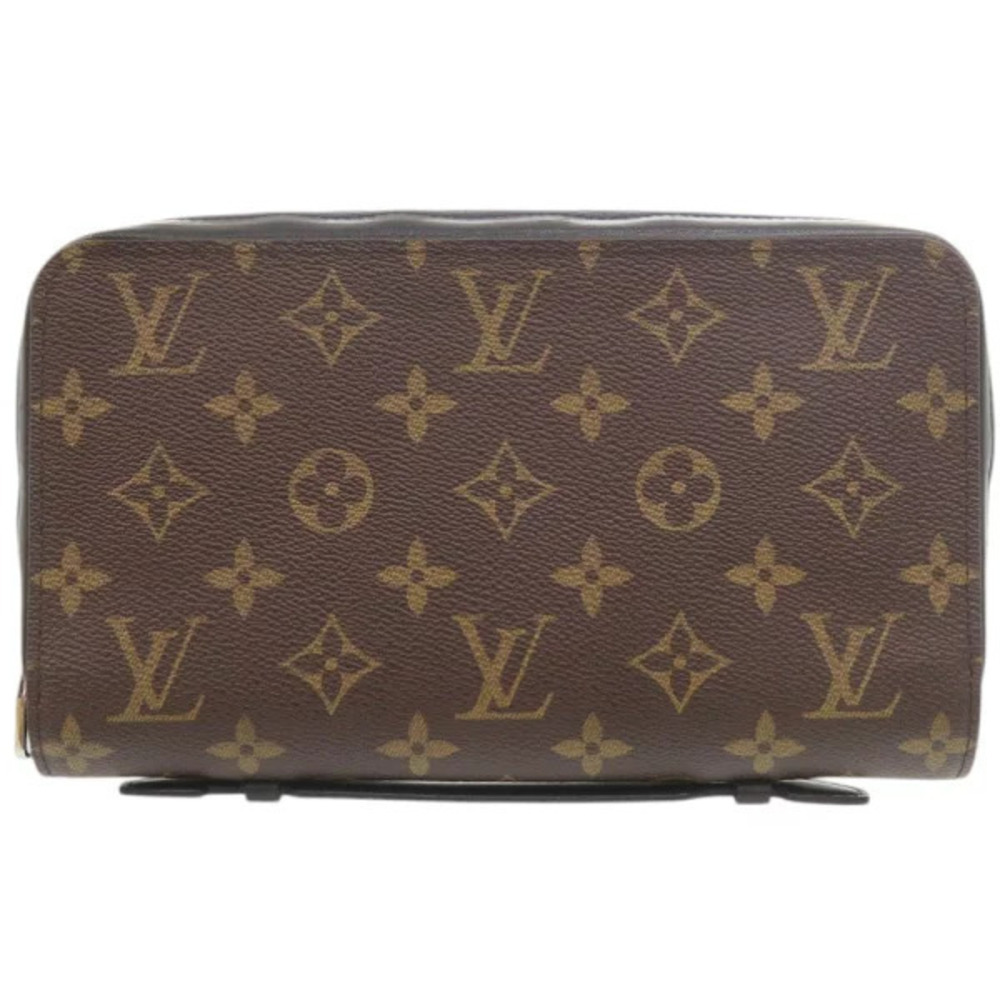 Louis Vuitton Zippy Monogram Macassar Brown Long Wallet LV